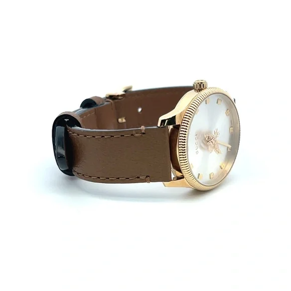 Gucci G-Timeless Quartz Champagne Dial Ladies Watch YA1265022 - Picture 3 of 9